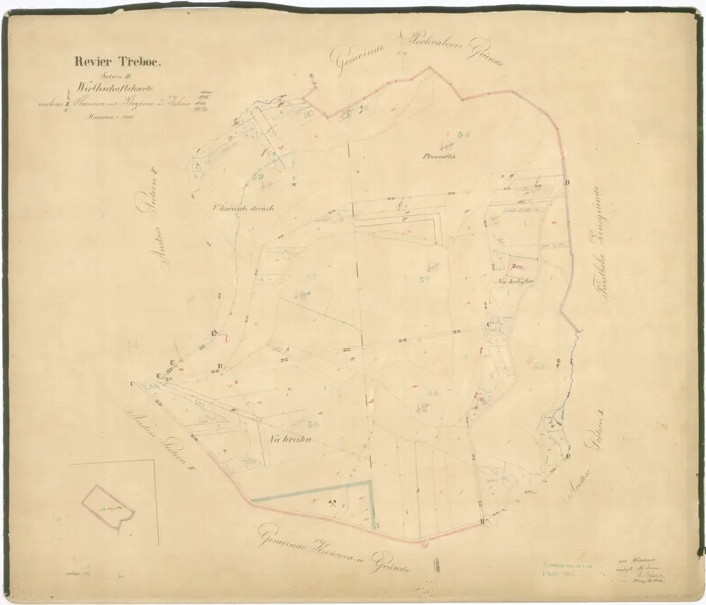 Aperçu de l'ancienne carte