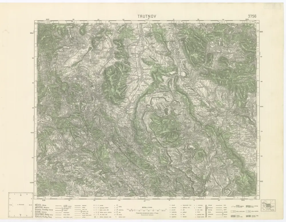 Voorbeeld van de oude kaart