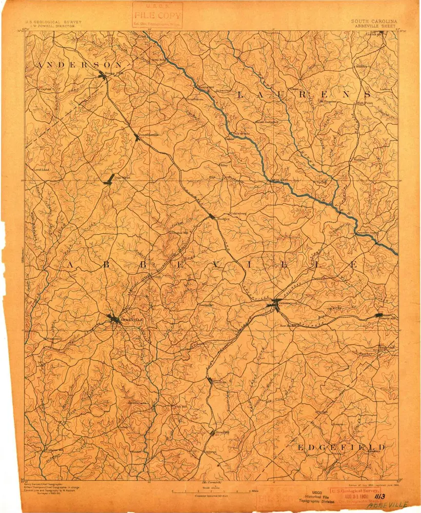 Aperçu de l'ancienne carte