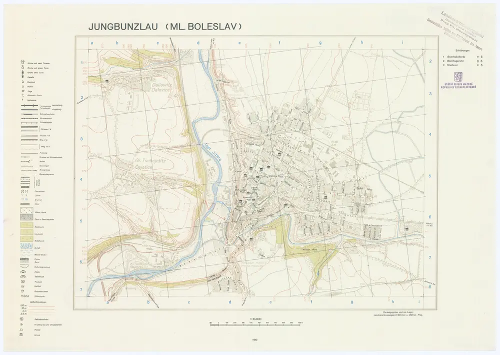 Voorbeeld van de oude kaart