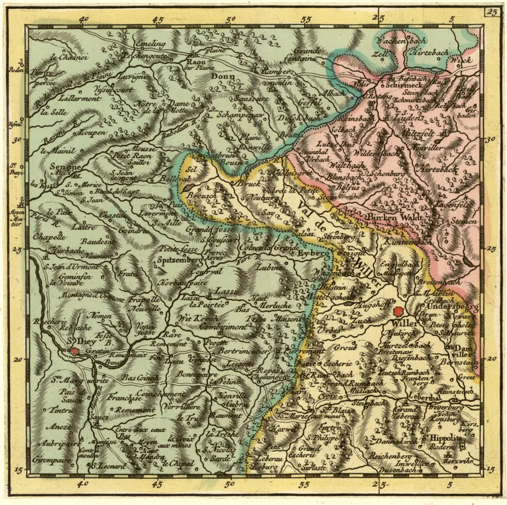 Aperçu de l'ancienne carte