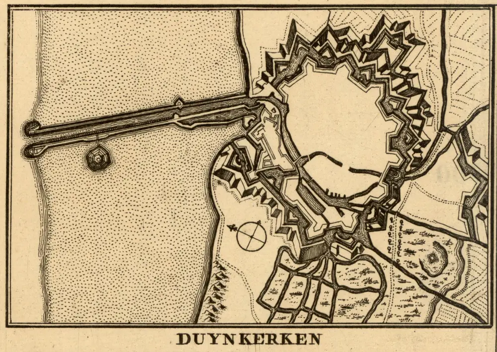 Voorbeeld van de oude kaart