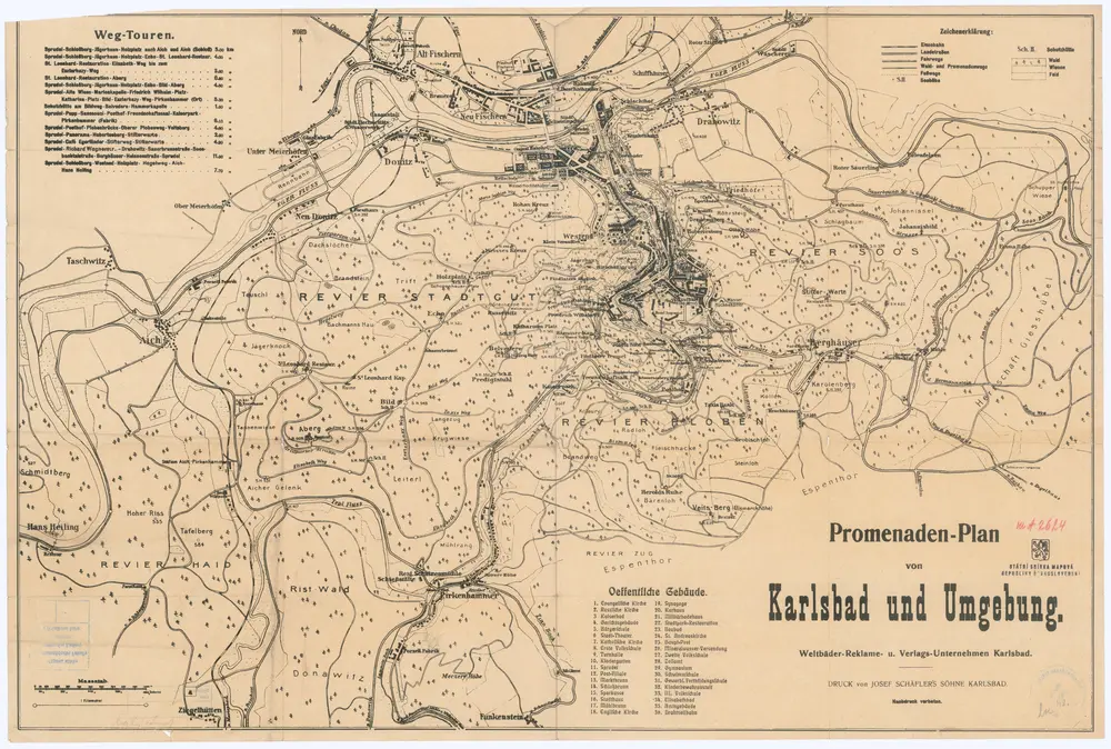 Voorbeeld van de oude kaart