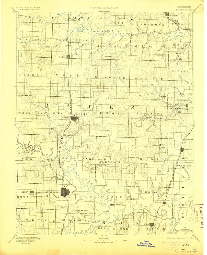 Anteprima della vecchia mappa