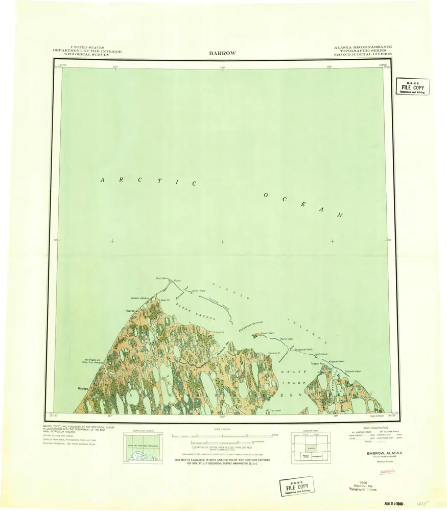 Voorbeeld van de oude kaart