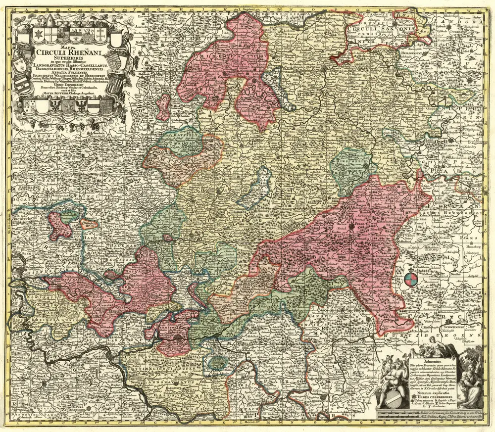 Voorbeeld van de oude kaart