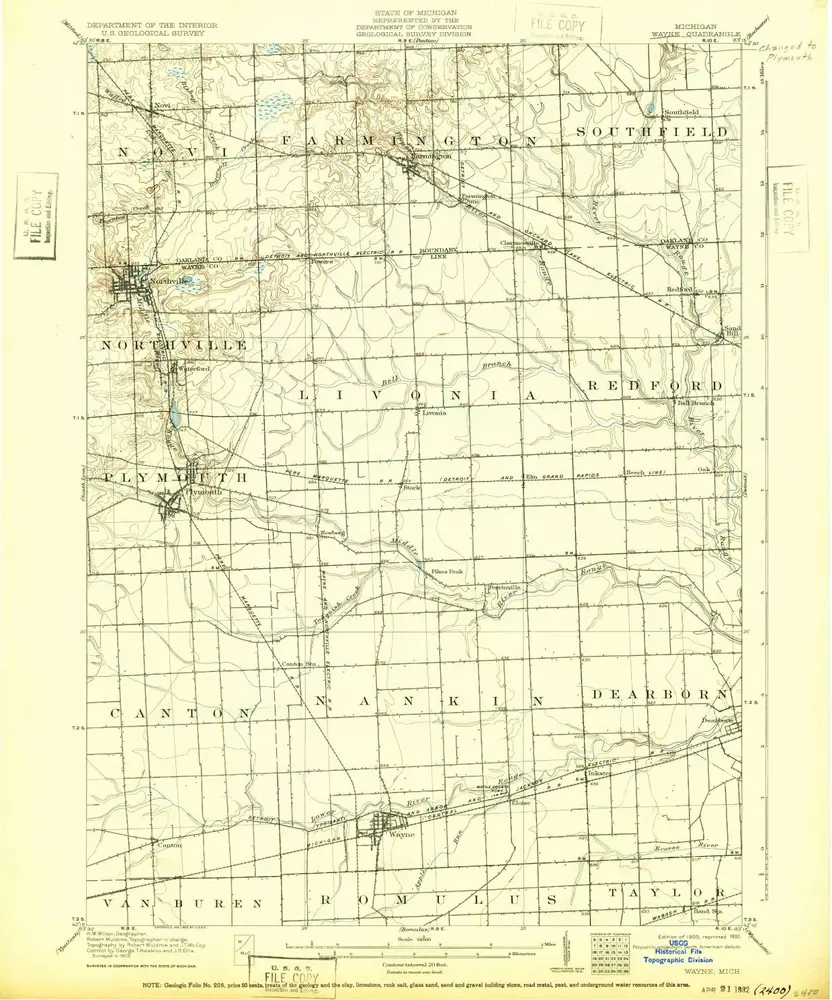 Aperçu de l'ancienne carte