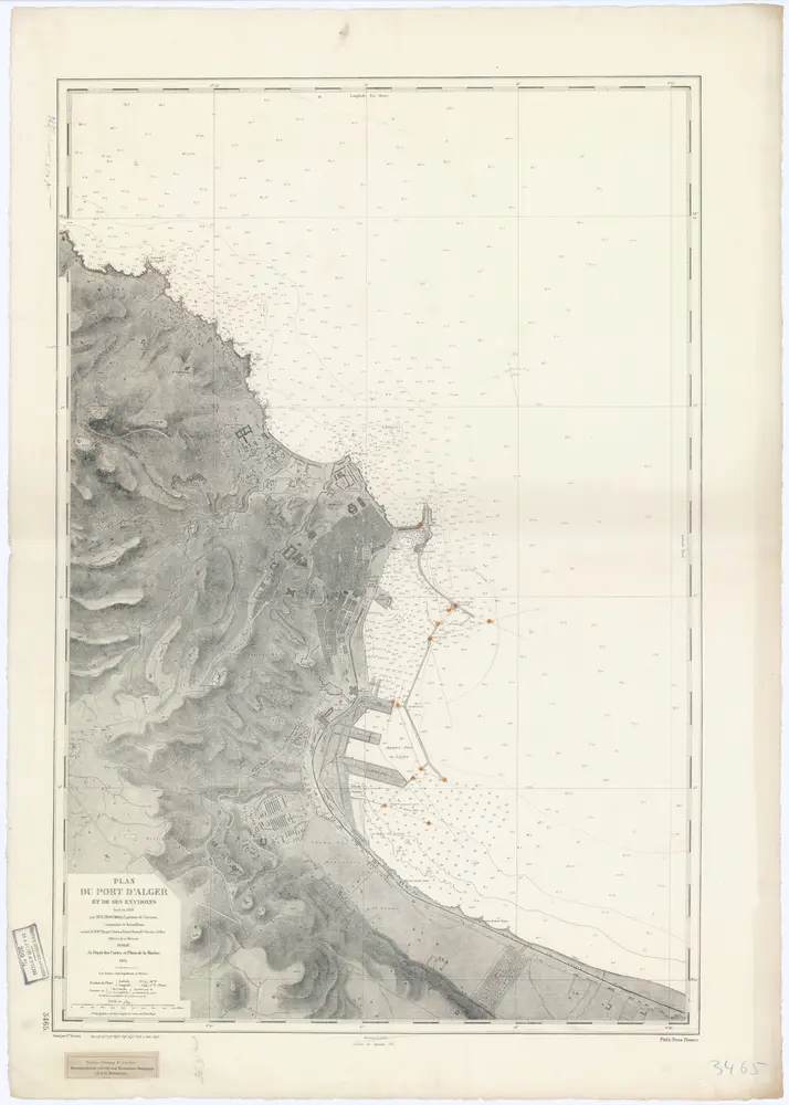 Voorbeeld van de oude kaart