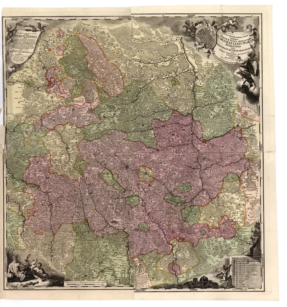 Voorbeeld van de oude kaart