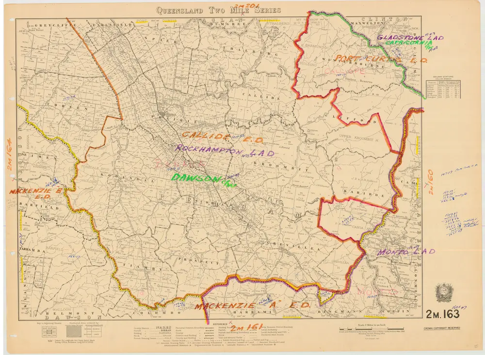 Voorbeeld van de oude kaart