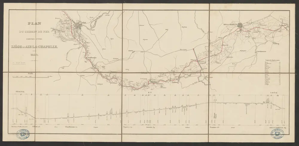 Voorbeeld van de oude kaart