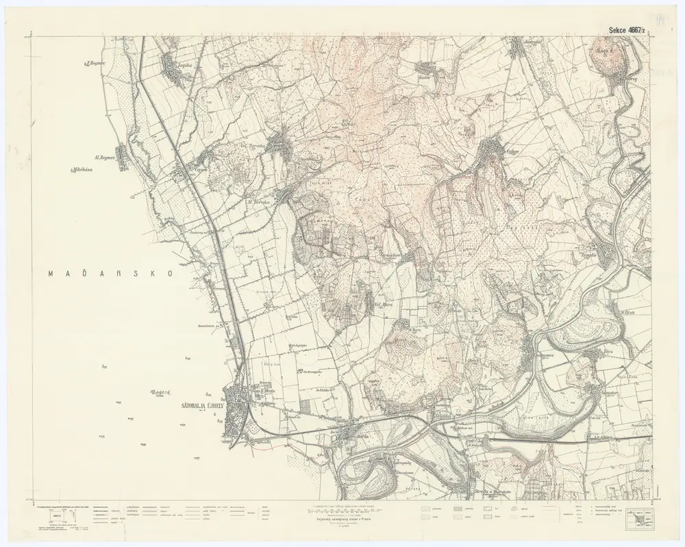 Voorbeeld van de oude kaart