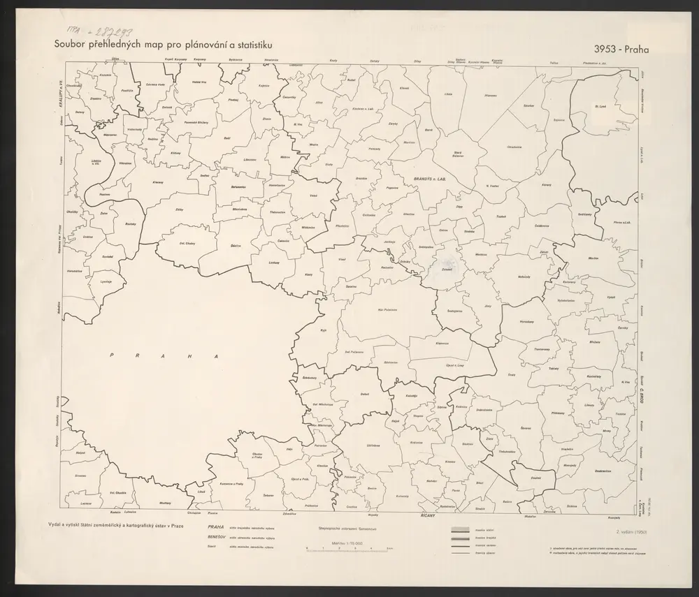 Voorbeeld van de oude kaart