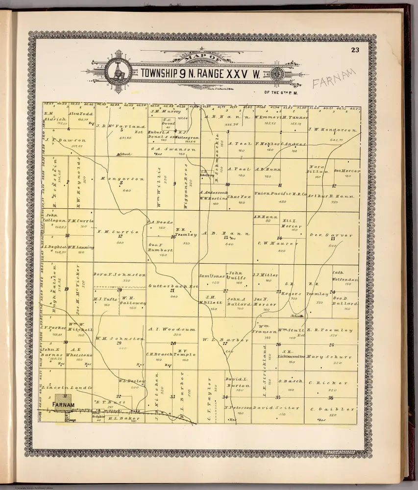 Aperçu de l'ancienne carte