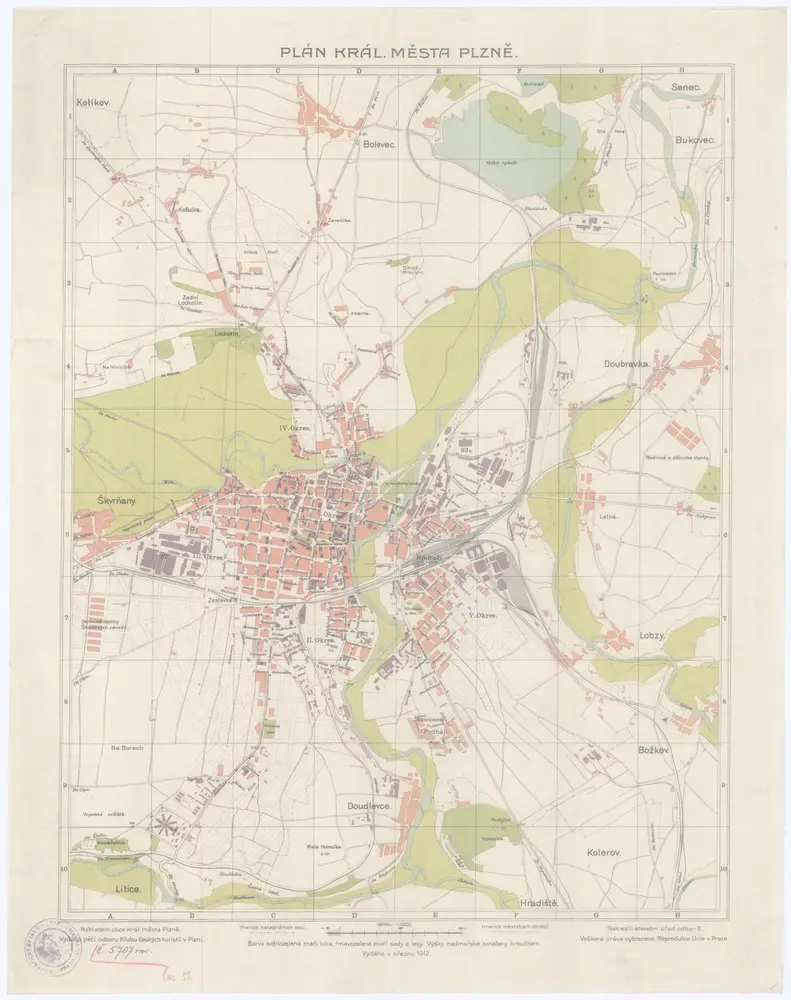 Voorbeeld van de oude kaart