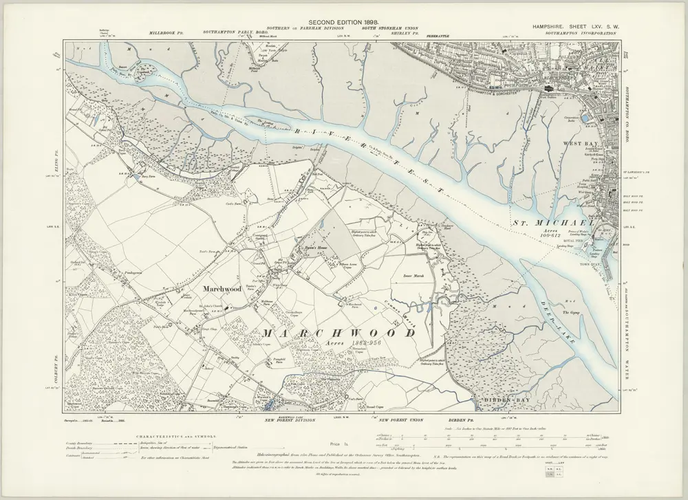 Voorbeeld van de oude kaart