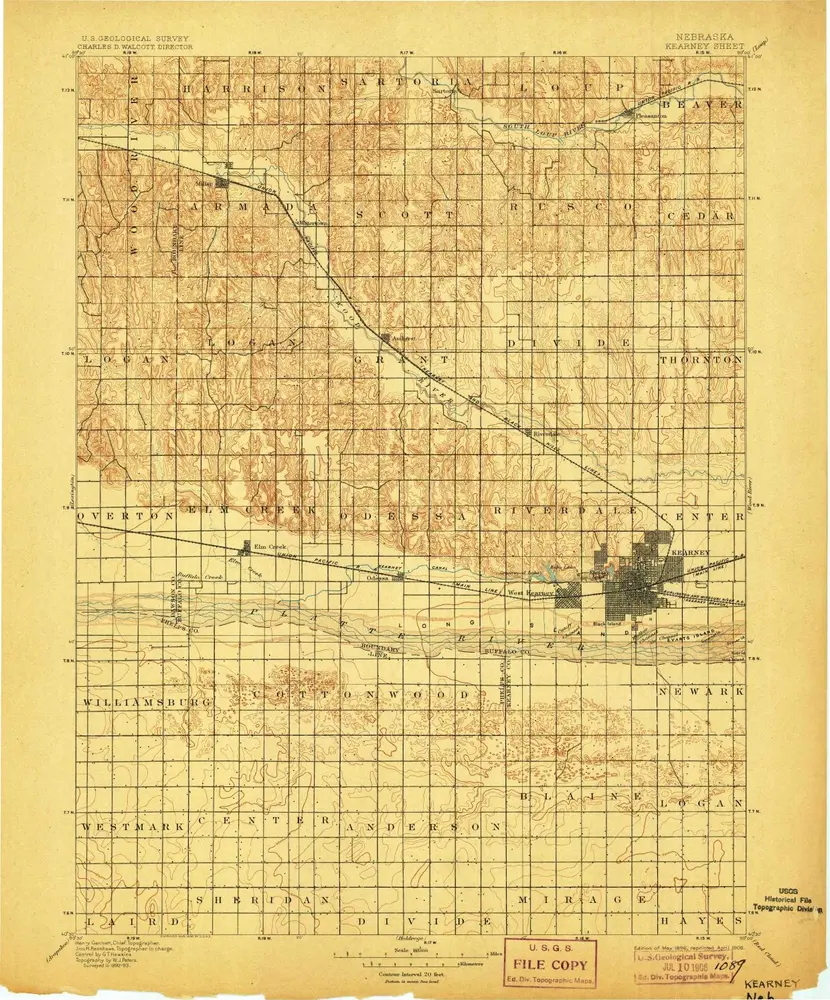 Aperçu de l'ancienne carte