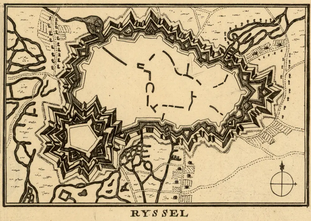 Voorbeeld van de oude kaart