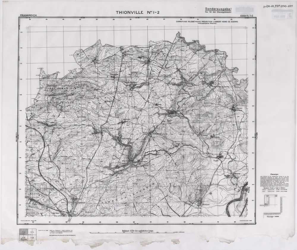 Aperçu de l'ancienne carte