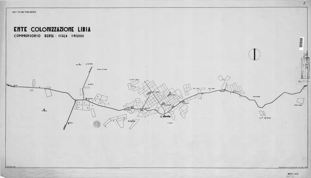 Old maps of Jebel Akhdar (Libya)