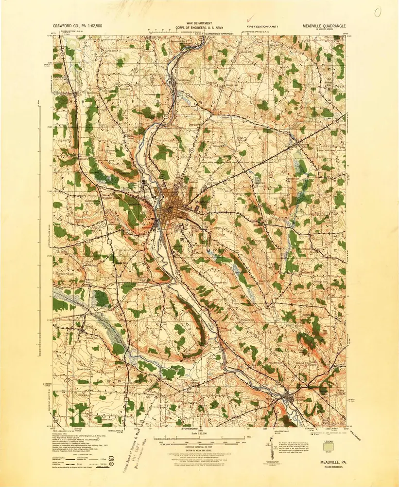 Aperçu de l'ancienne carte