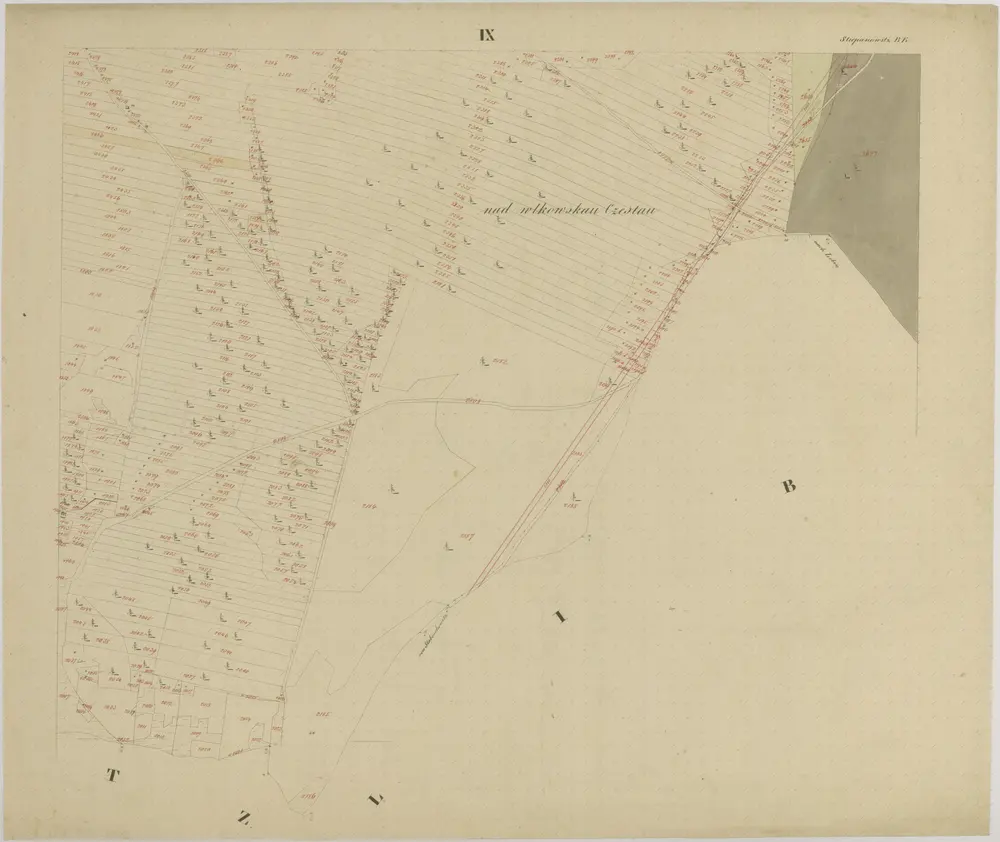 Voorbeeld van de oude kaart