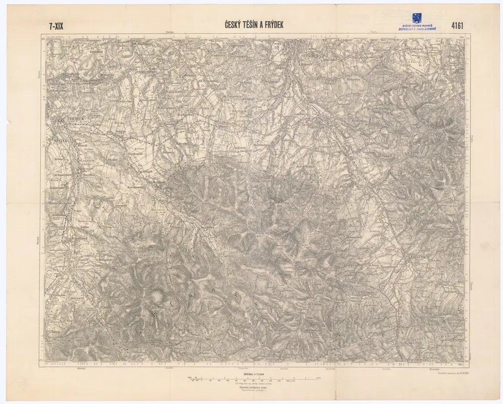 Voorbeeld van de oude kaart