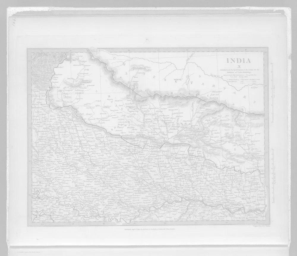 Old maps of Sitapur (Inde)