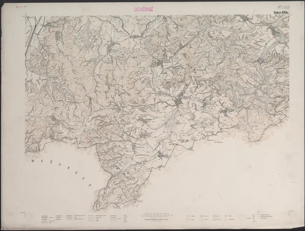 Voorbeeld van de oude kaart