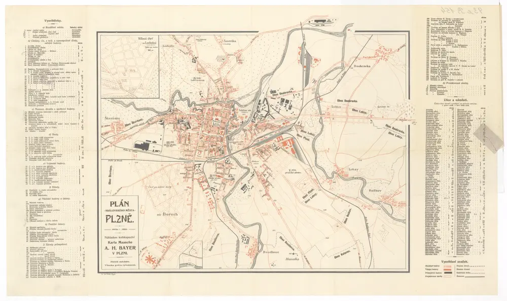 Voorbeeld van de oude kaart