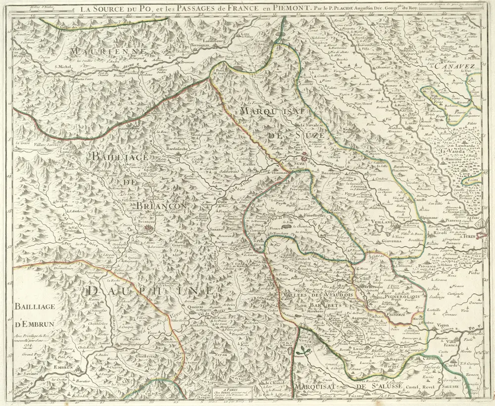 Aperçu de l'ancienne carte