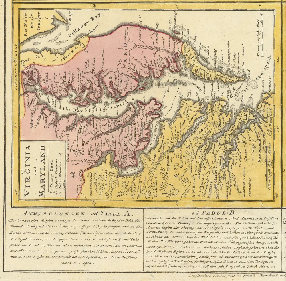 Voorbeeld van de oude kaart