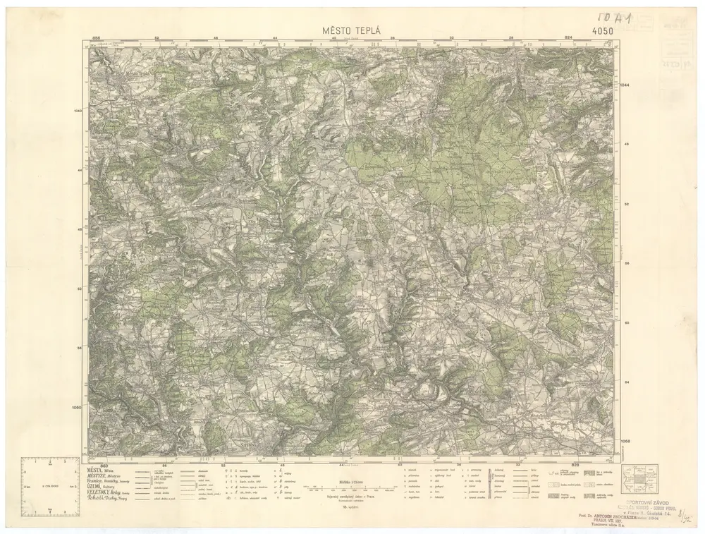 Voorbeeld van de oude kaart