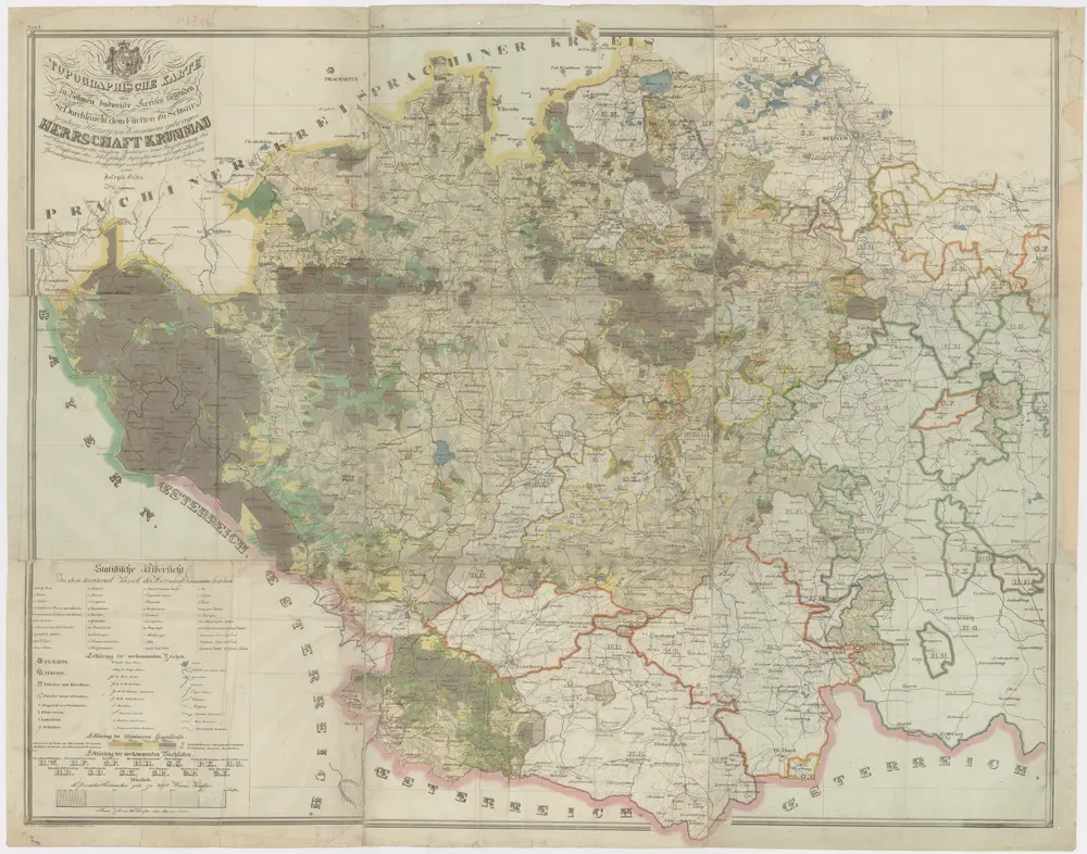 Voorbeeld van de oude kaart