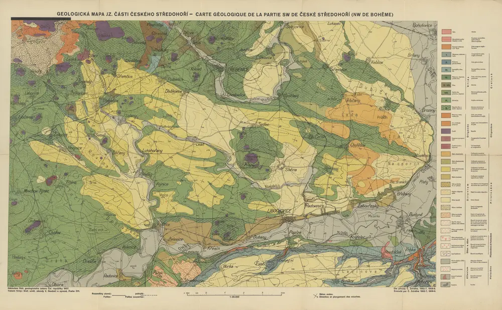 Voorbeeld van de oude kaart