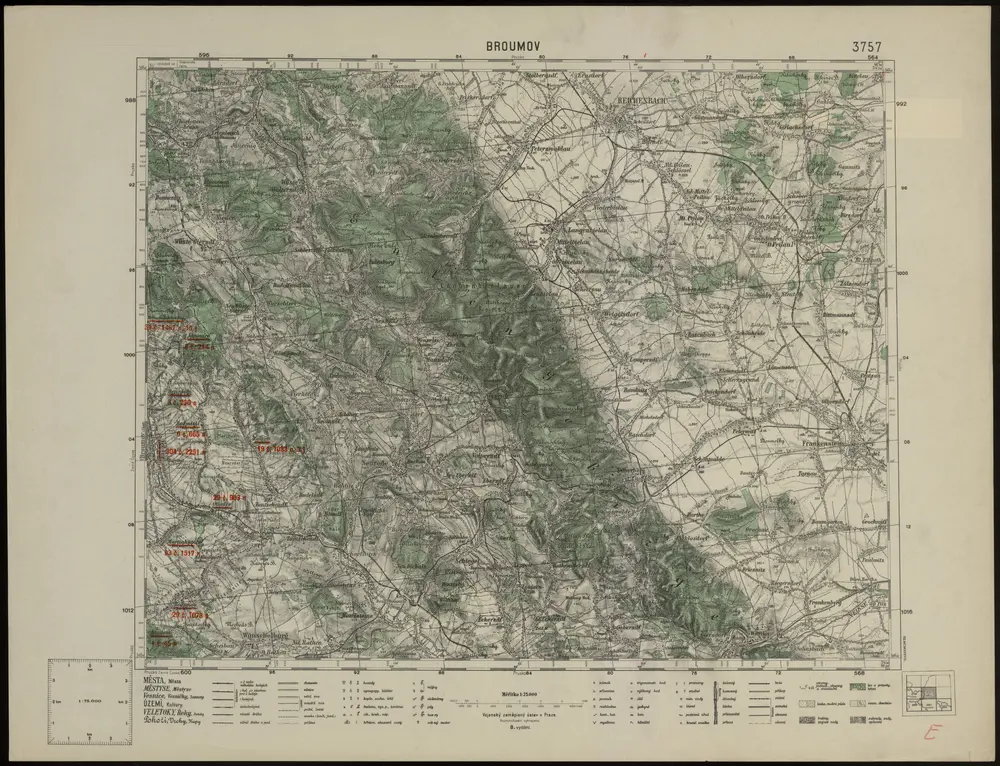 Aperçu de l'ancienne carte