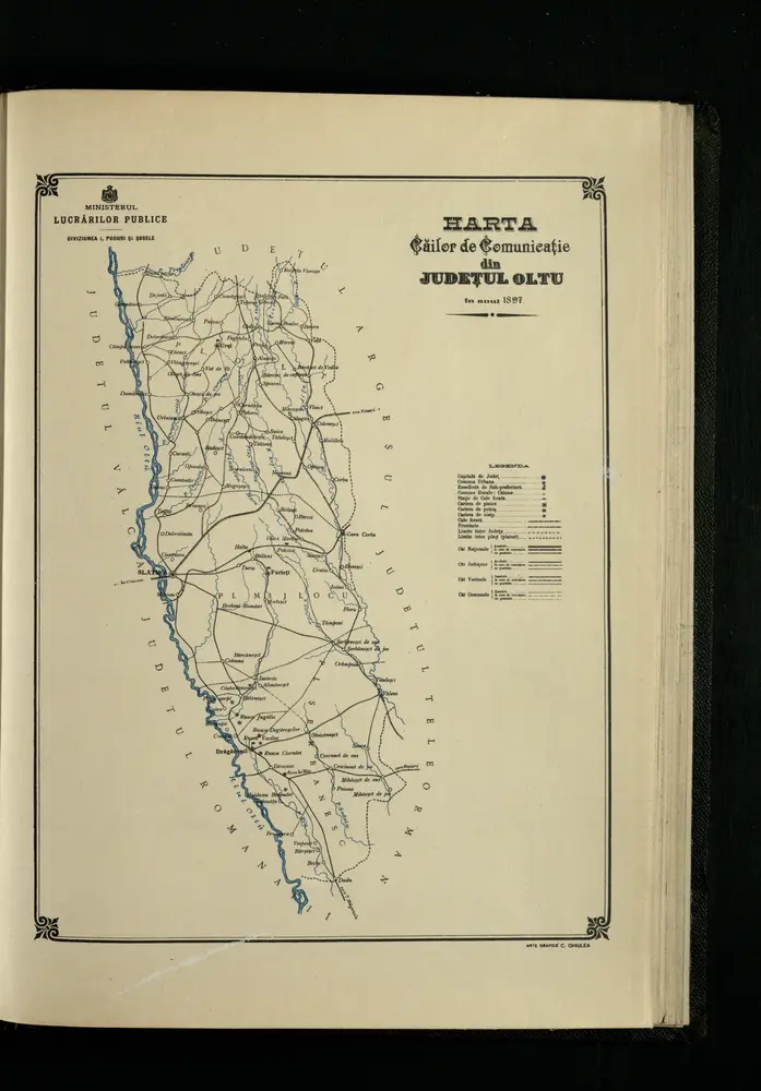 Voorbeeld van de oude kaart