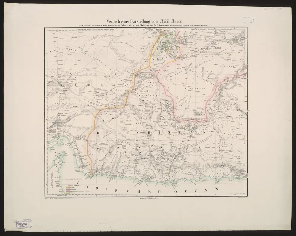 Voorbeeld van de oude kaart