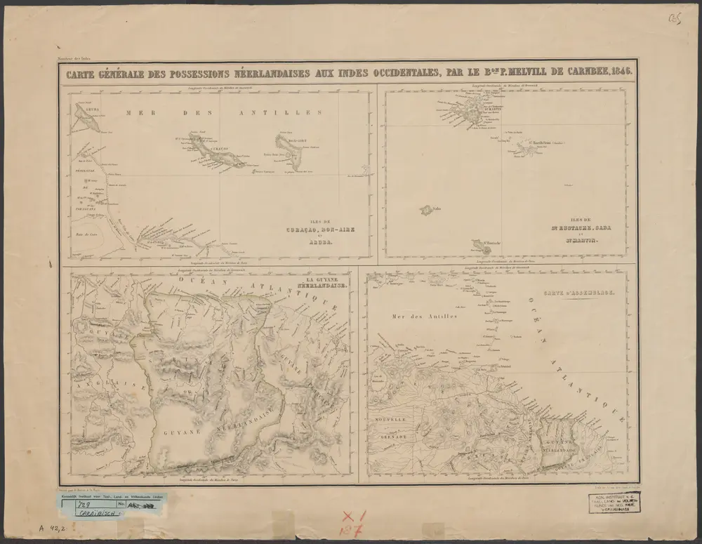 Voorbeeld van de oude kaart