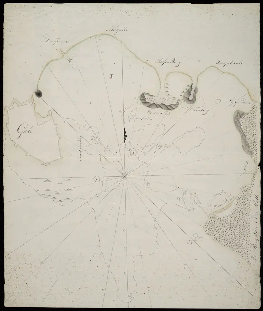 Voorbeeld van de oude kaart