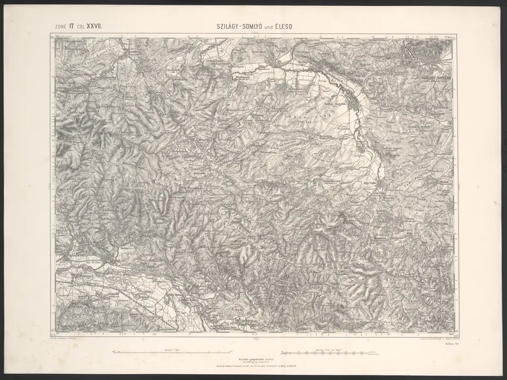 Voorbeeld van de oude kaart