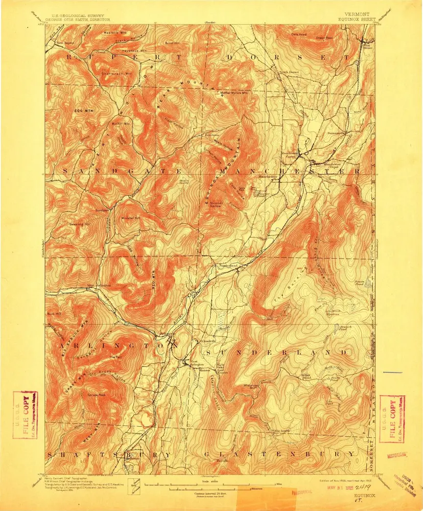 Aperçu de l'ancienne carte