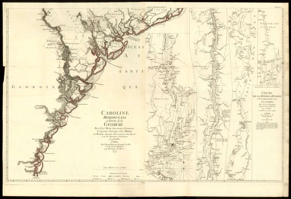 Voorbeeld van de oude kaart