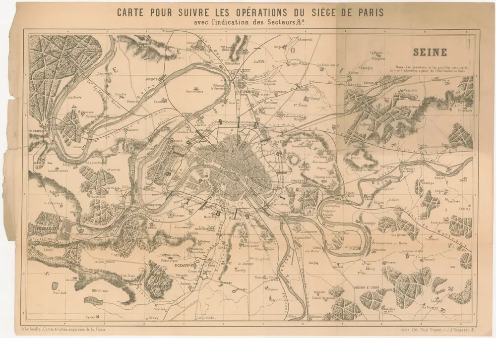 Aperçu de l'ancienne carte