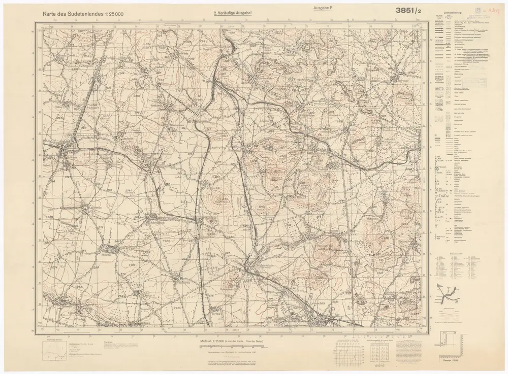 Voorbeeld van de oude kaart