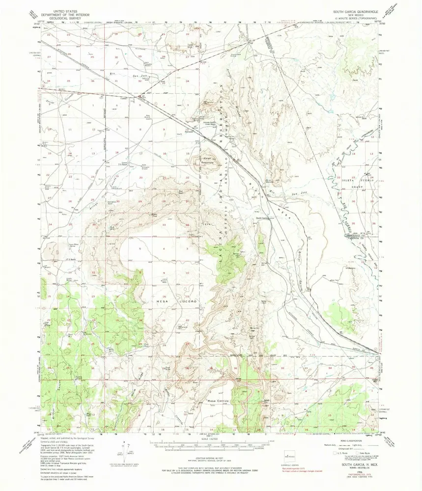 Voorbeeld van de oude kaart