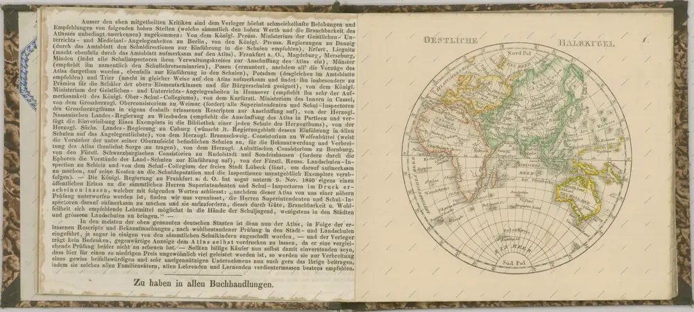 mapa z atlasu "Kleiner Duodez-Atlas in 24 Blatt über alle Theile der Erde"