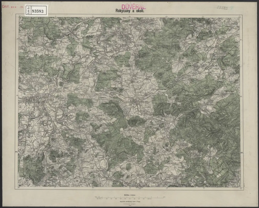 Voorbeeld van de oude kaart