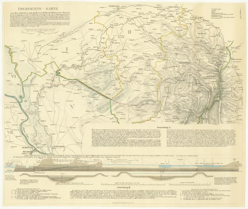 Voorbeeld van de oude kaart