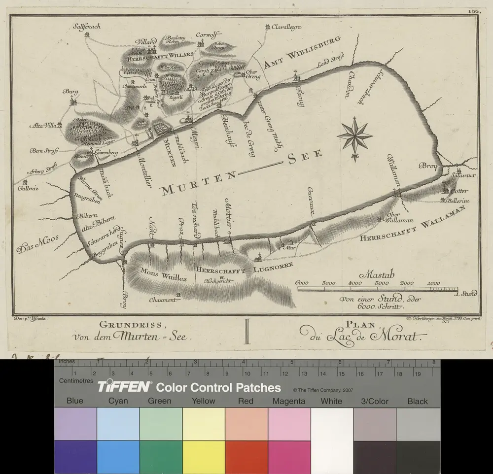 Voorbeeld van de oude kaart